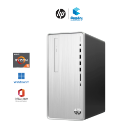 HP Pavilion Desktop PC TP01-2010d •  AMD Ryzen™ 5 5600G • 8GB • 512GB M.2 + 1TB HDD • Windows 11 Home + MS Office Home & Student 2021 • รับประกัน 3 ปี Onsite Service