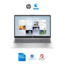 HP 15.6 inch Laptop  15-fd0342TU • Intel® Core™ i5-1334U •  Intel Iris Xe Graphics • 16GB • 512GB SSD  • Windows 11 Home + MS Office Home & Student 2021 • รับประกัน 2 ปี Onsite Service